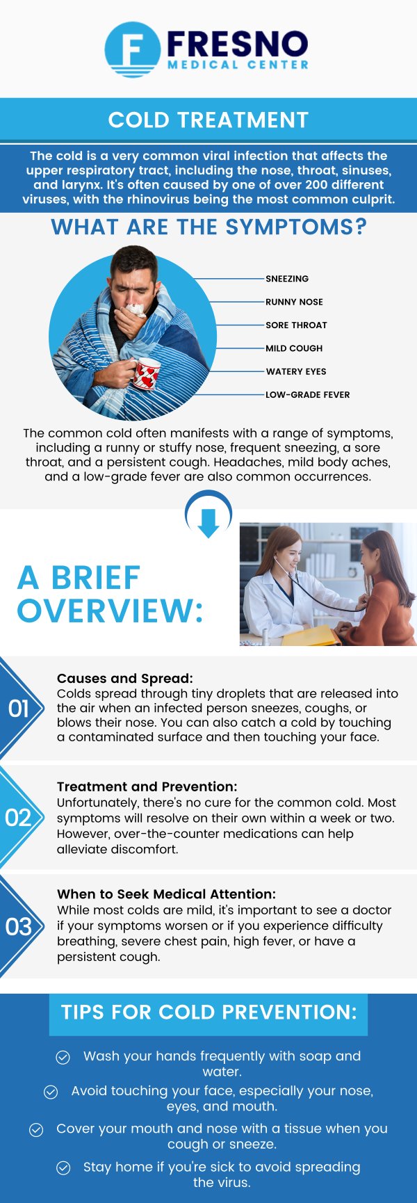 Blowing your nose may offer short-term relief from cold symptoms, but excessive force can cause additional irritation. Dr. Gurmej Dhillon, MD, at Fresno Medical Center, offers effective treatments to address persistent cold symptoms, helping to alleviate congestion and prevent further complications. If your symptoms continue or worsen, our team is here to provide personalized care for faster recovery. Contact us for more information or schedule an appointment online. We are conveniently located at 6069 N First Street Suite 103 Fresno, CA 93710, USA.